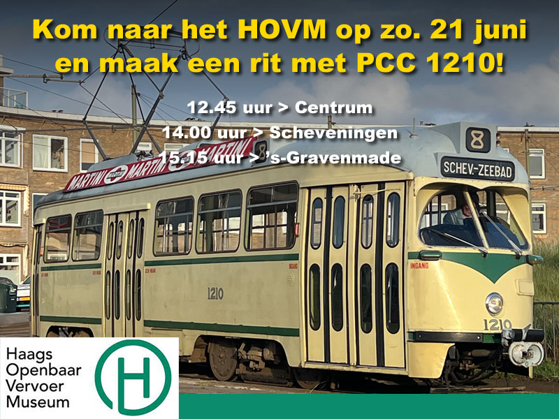 HOVM open met historische tramritten op 21 juni