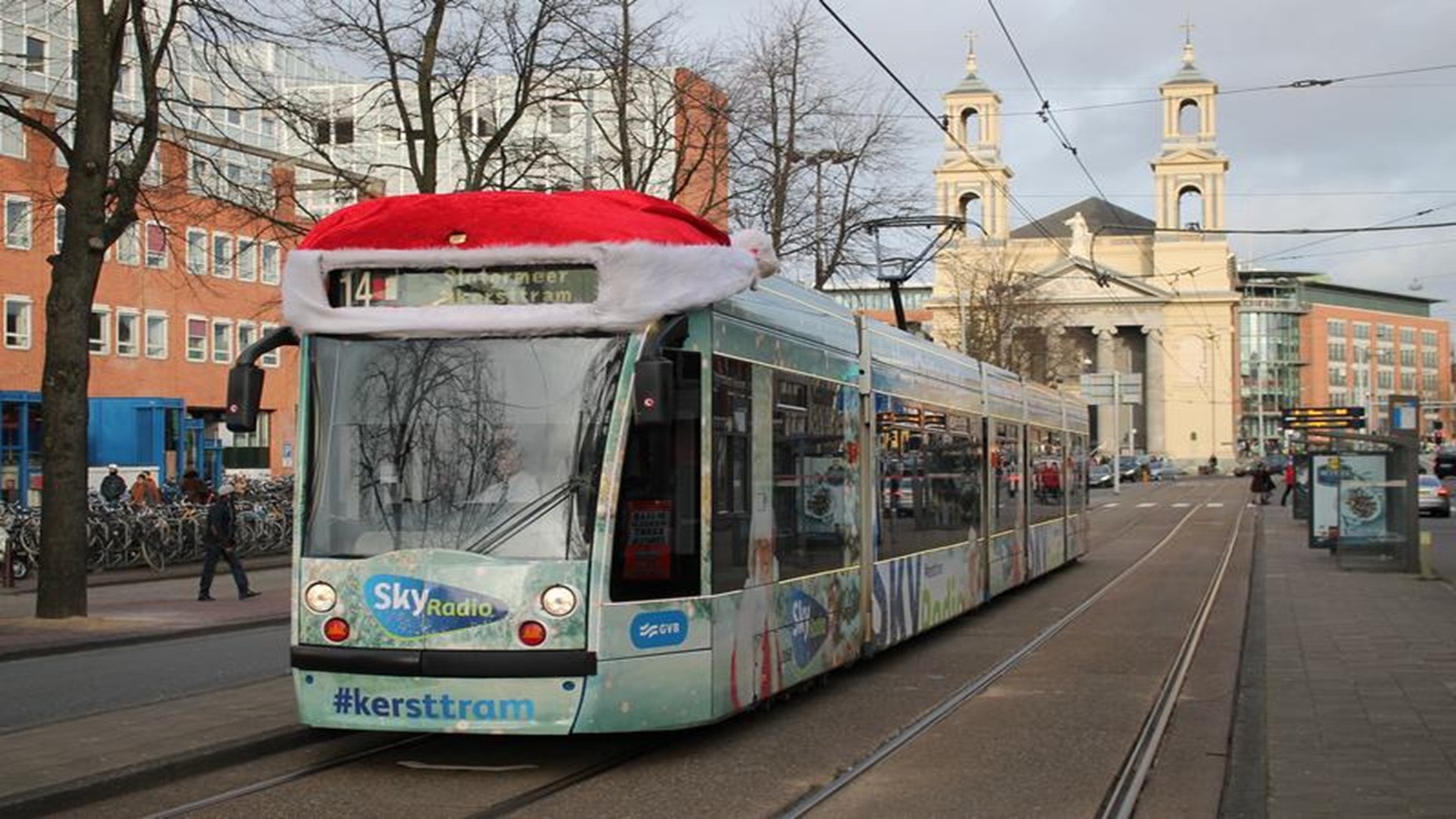 Christmas Tram Amsterdam