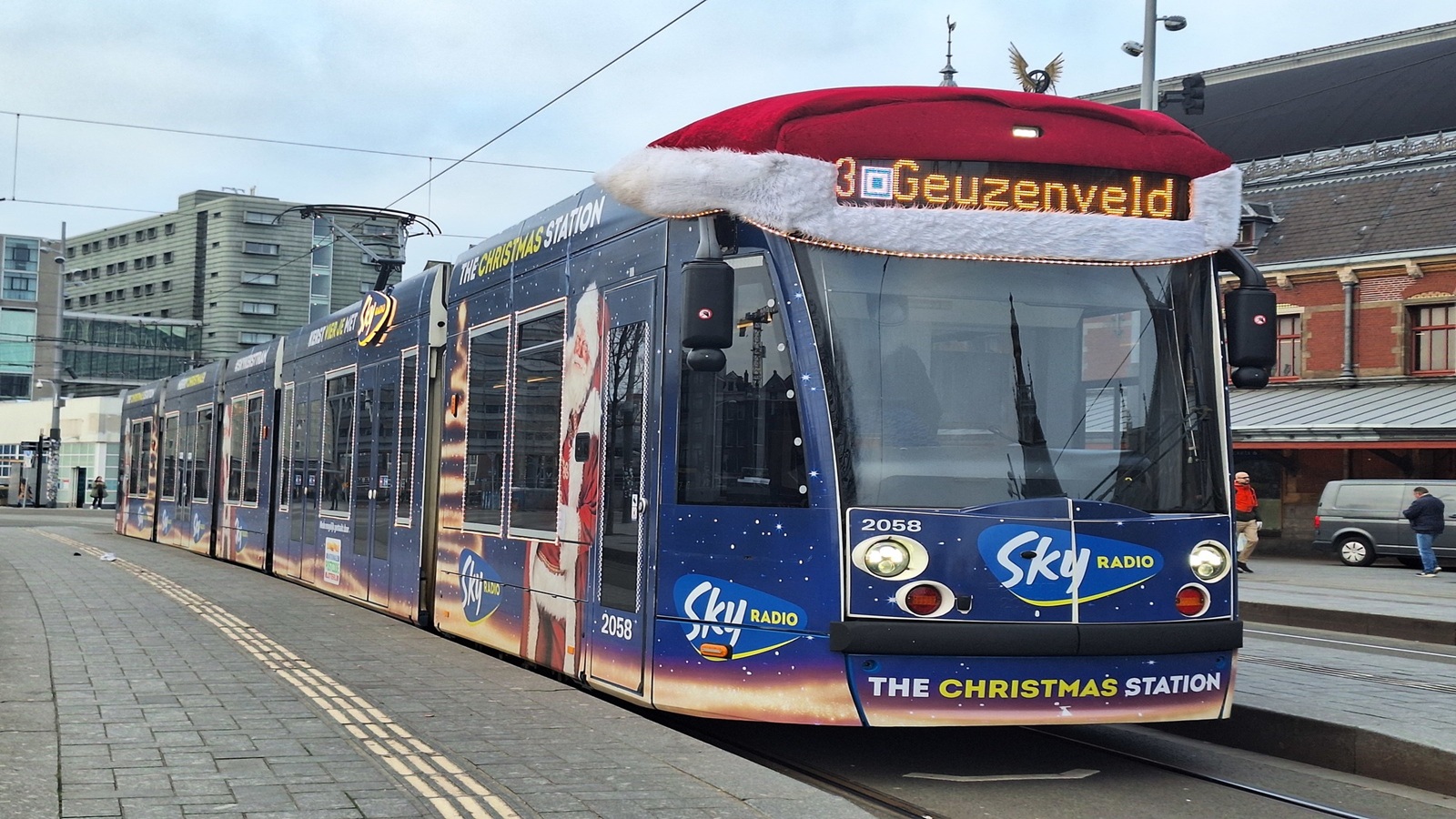 Christmas Tram Amsterdam