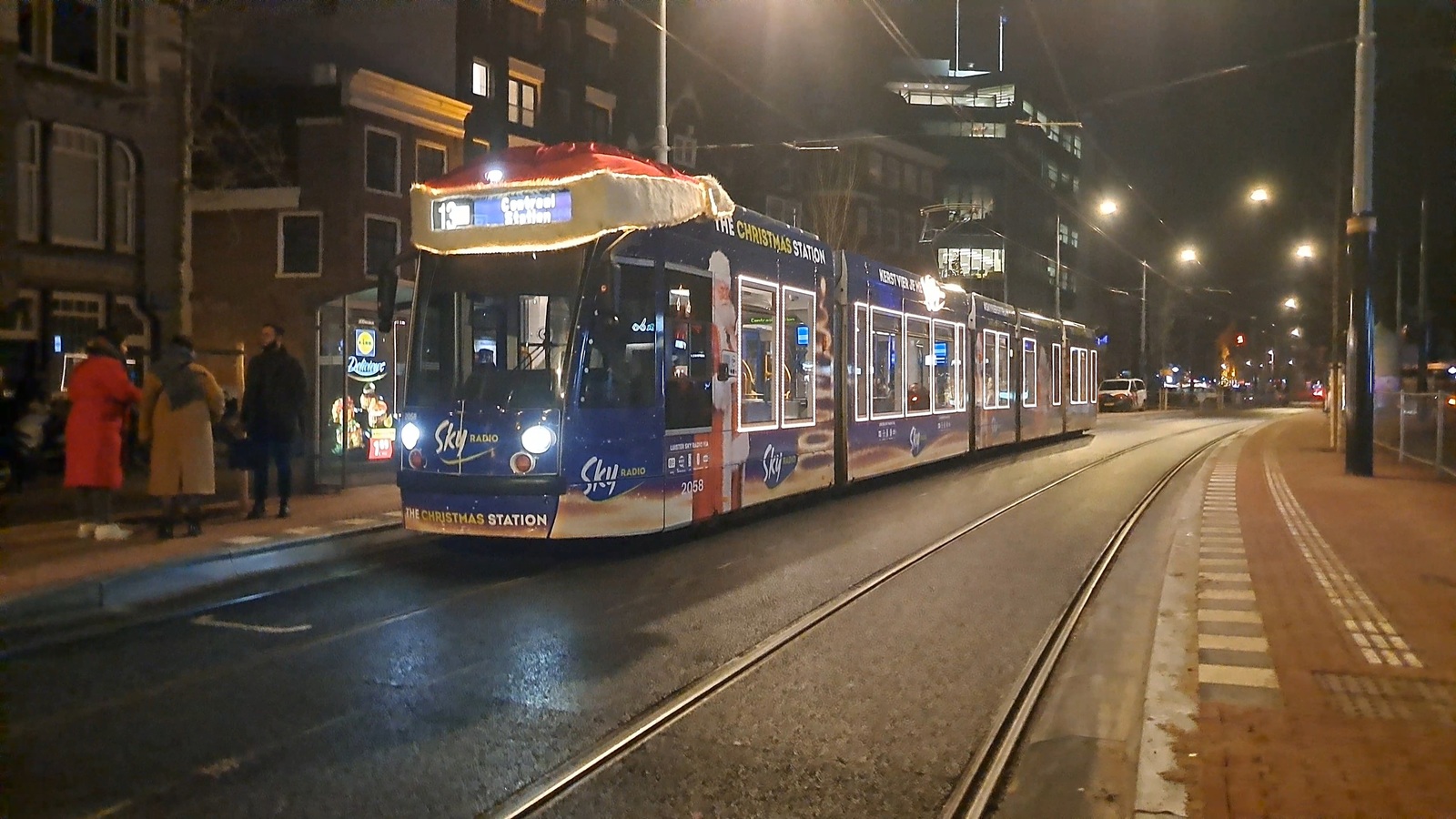 Christmas Tram Amsterdam